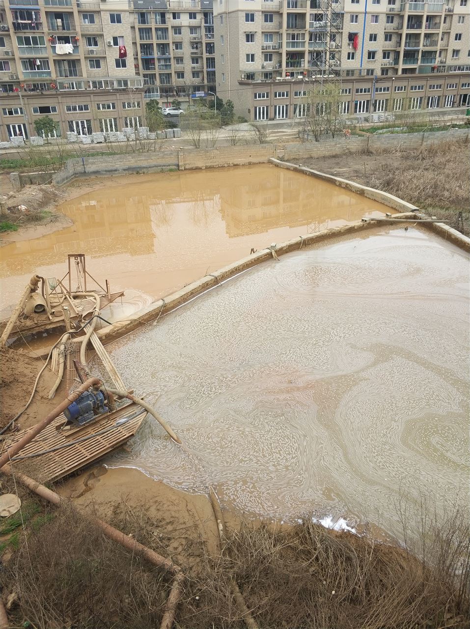 大安镇沉淀池淤泥清理-厂区废水池淤泥清淤
