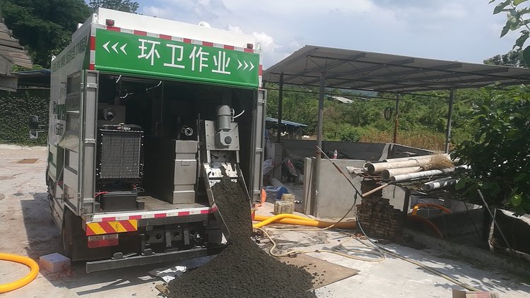 大安镇污泥干湿分离技术